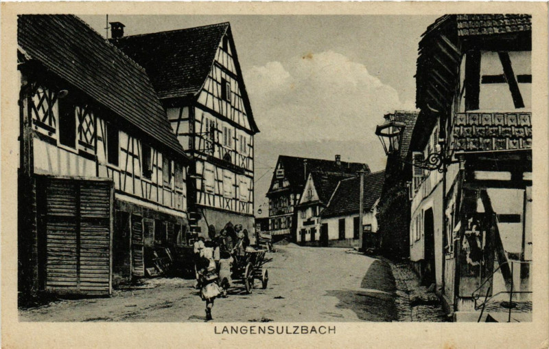 Carte postale ancienne Langensulzbach