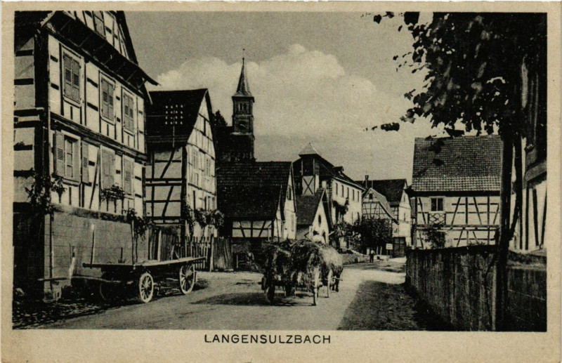 Carte postale ancienne Langensulzbach