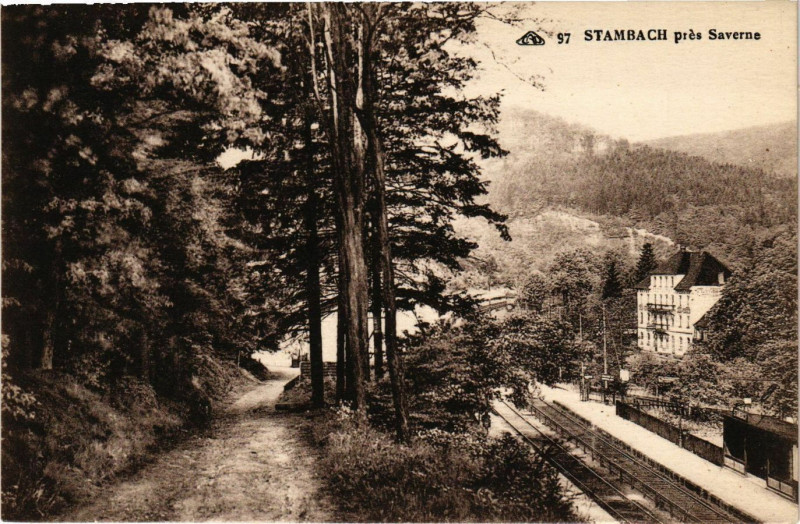 Carte postale ancienne Stambach pres Saverne à Saverne