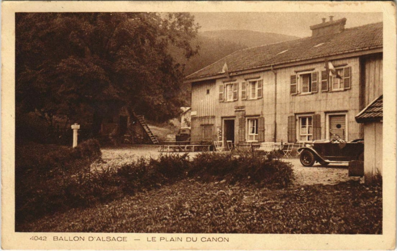 Carte postale ancienne Ballon d'Alsace Le Plain du Canon