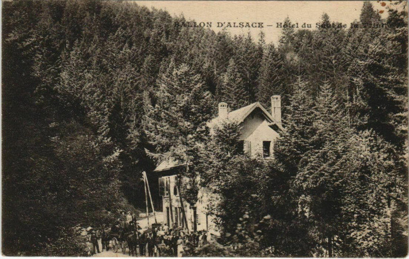 Carte postale ancienne Ballon d'Alsace Hotel du Sebi de la