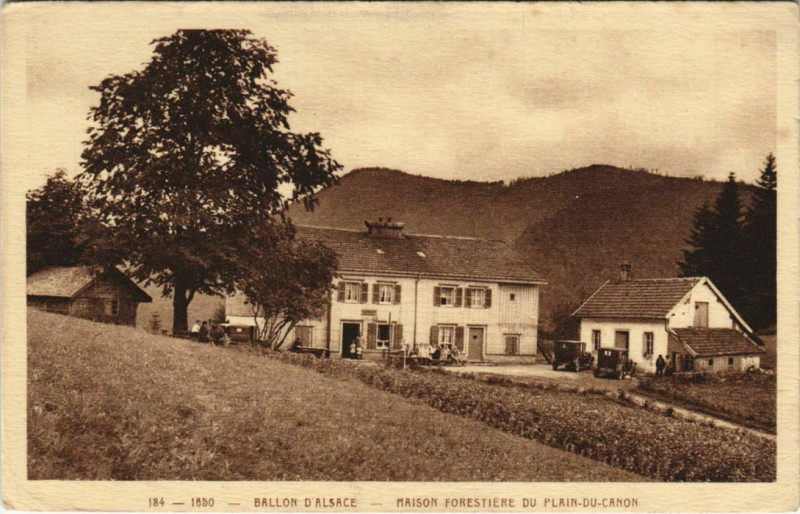 Carte postale ancienne Ballon d'Alsace Maison Forestiere Du Plain Du Canon
