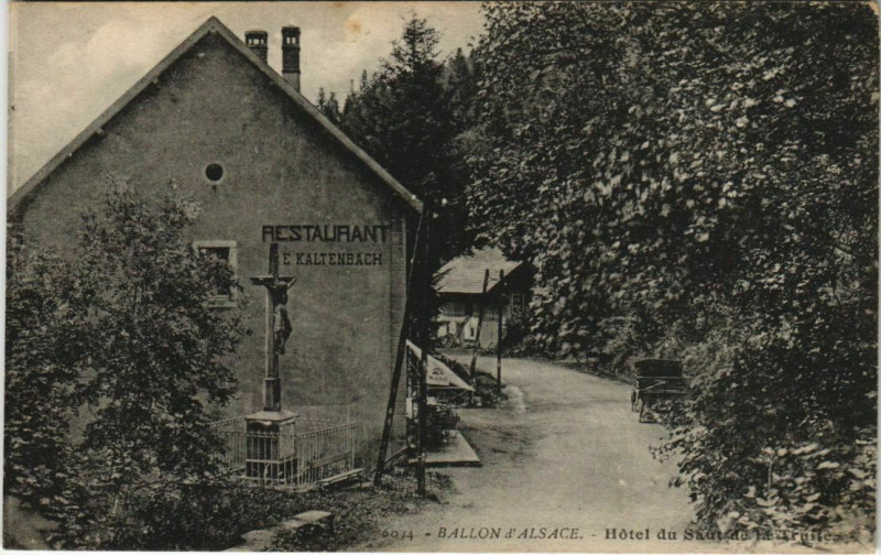 Carte postale ancienne Ballon d'Alsace Hotel du Sebi de la