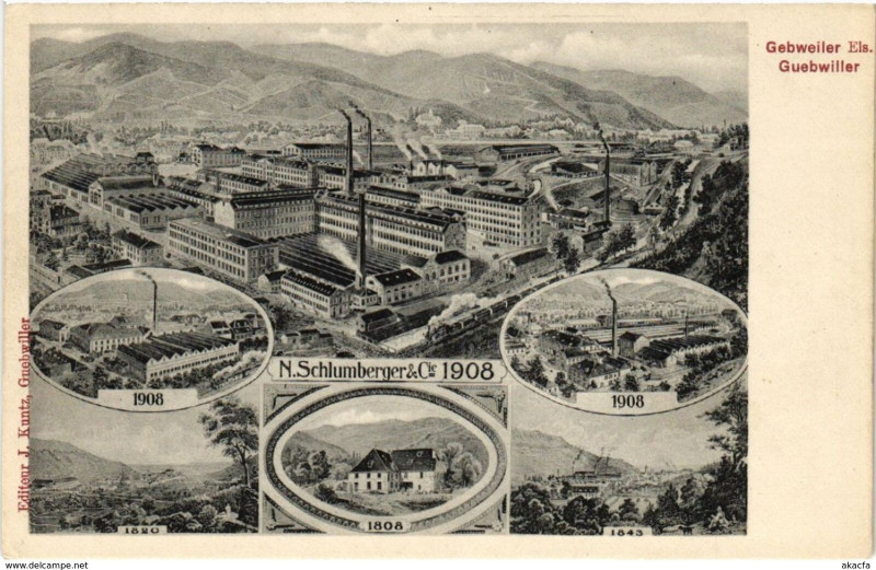 Carte postale ancienne Gebweiler Els. Guebwiller à Guebwiller