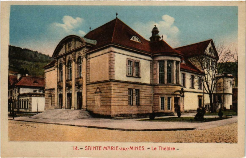 Carte postale ancienne Sainte-Marie-aux-Mines - Le Theatre à Sainte-Marie-aux-Mines