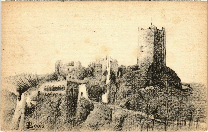 Carte postale ancienne Chateau se St.Ulrich