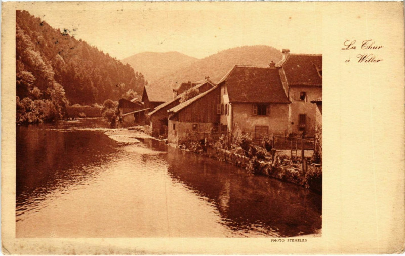 Carte postale ancienne L'Alsace et les Vosges