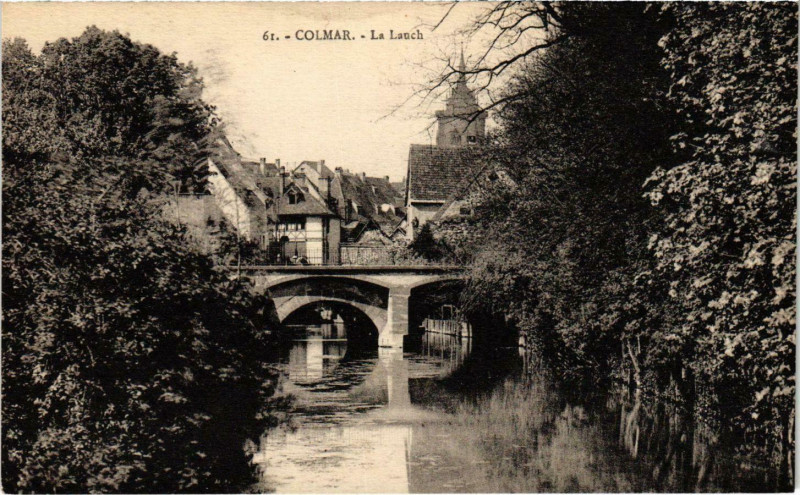 Carte postale ancienne Colmar La Lauch à Colmar