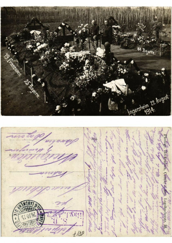 Carte postale ancienne Carte photo Ingersheim 5348 . Alsace à Ingersheim