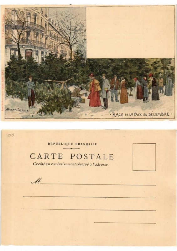 Carte postale ancienne Vues Mulhousiennes Nouv. Serie No. 7. Place de la Paix. Alsace