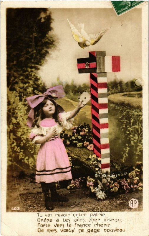 Carte postale ancienne Tu vas revoir notre patrie