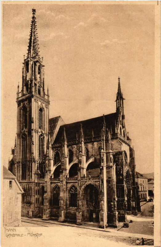 Carte postale ancienne Thann - Munster à Thann