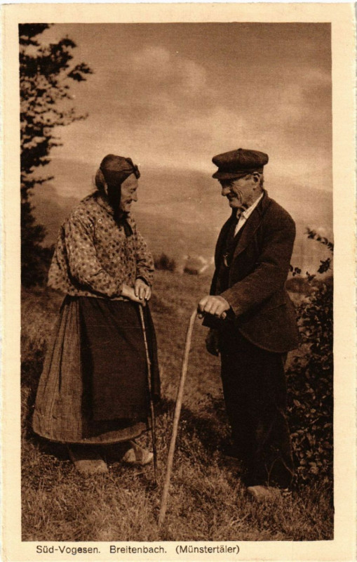 Carte postale ancienne Sud Vogesen - Breitenbach