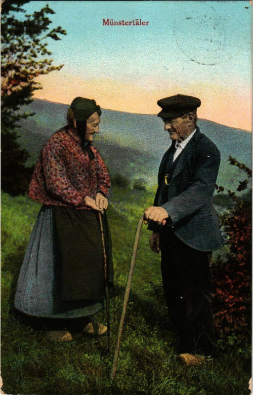 Carte postale ancienne MUNSTERTALer à Munster