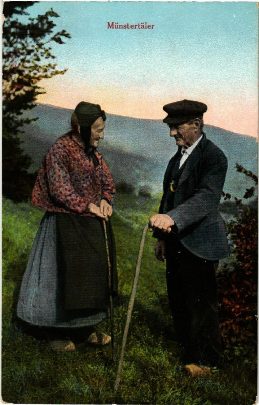 Carte postale ancienne MUNSTERTALer à Munster