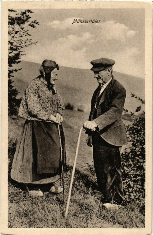 Carte postale ancienne MUNSTERTALer à Munster