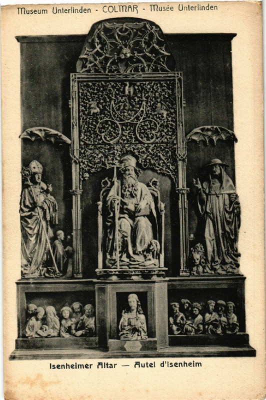 Carte postale ancienne Museum Unterlinden - Colmar à Colmar