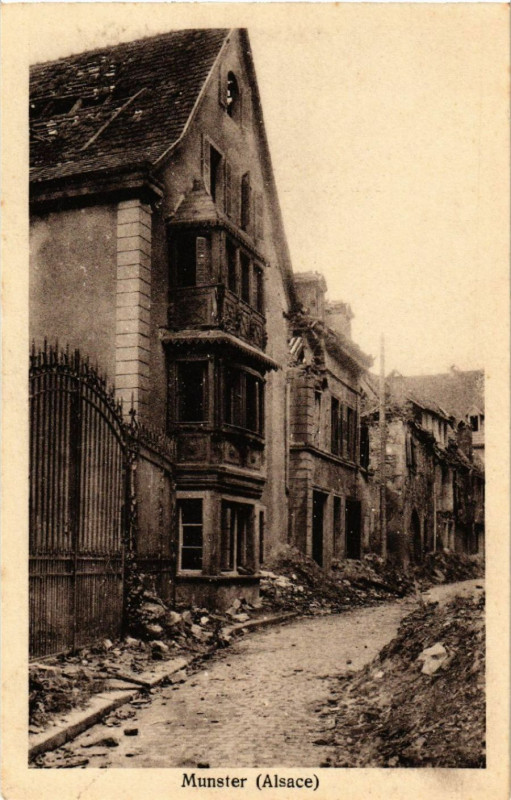 Carte postale ancienne Munster à Munster