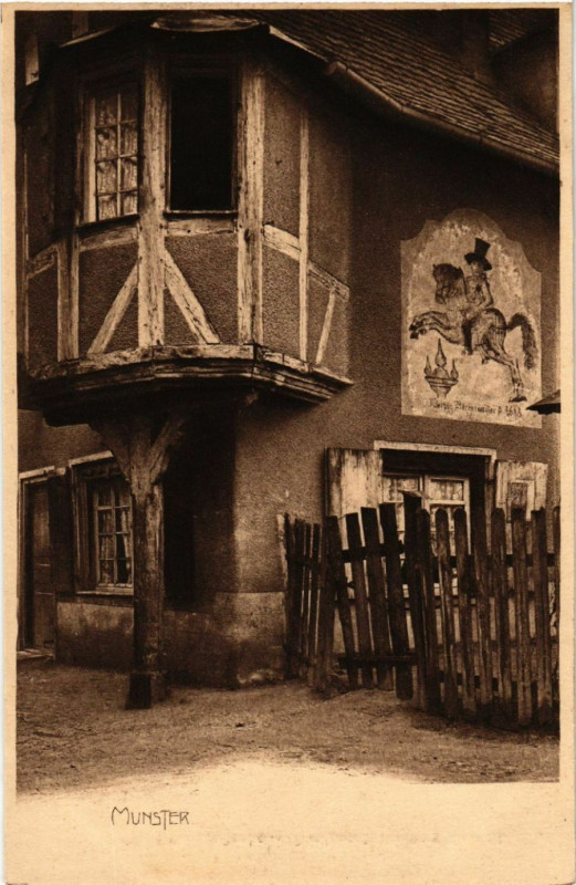 Carte postale ancienne Munster à Munster