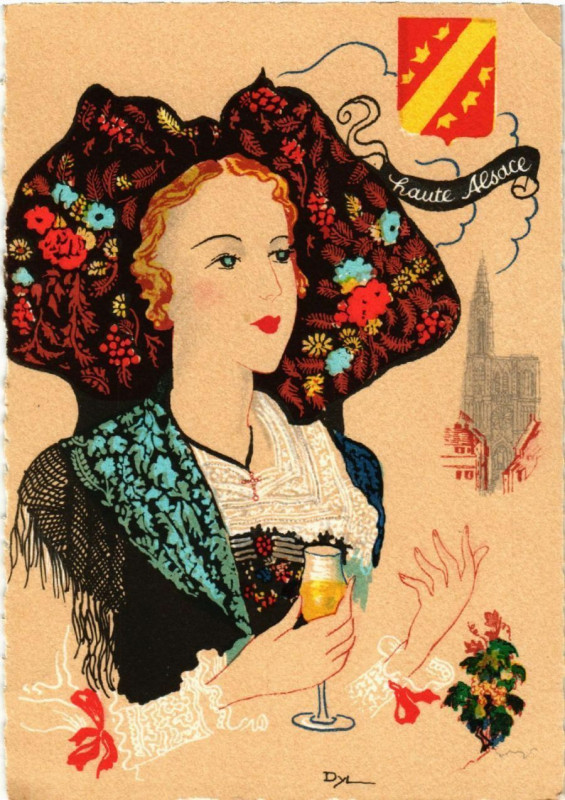 Carte postale ancienne Haute Alsace