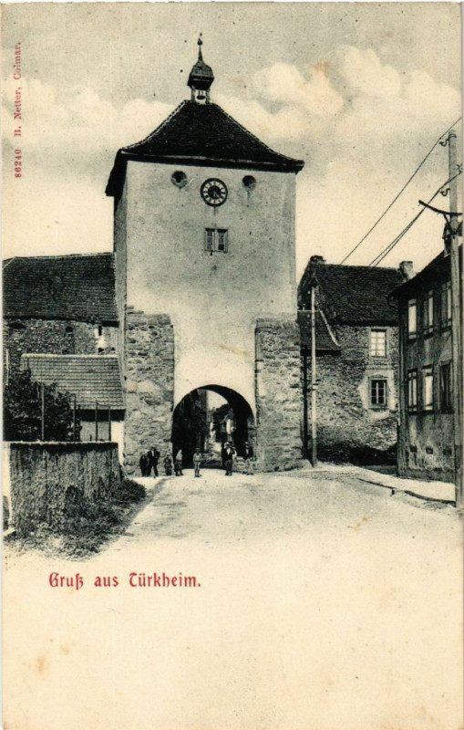 Carte postale ancienne Gruss aus Turkheim