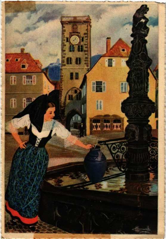 Carte postale ancienne En parcourant l'alsace