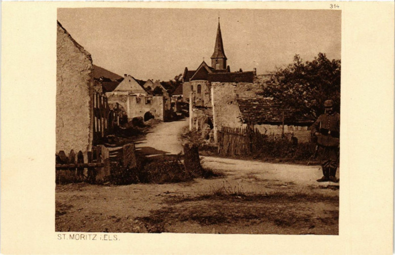 Carte postale ancienne Saint-Moritz