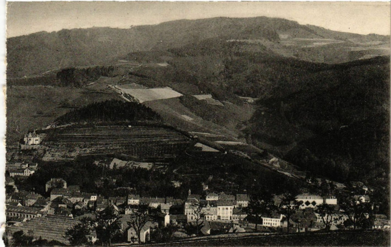 Carte postale ancienne Panorama von Markirch
