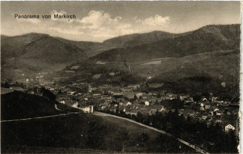 Carte postale ancienne Panorama von Markirch