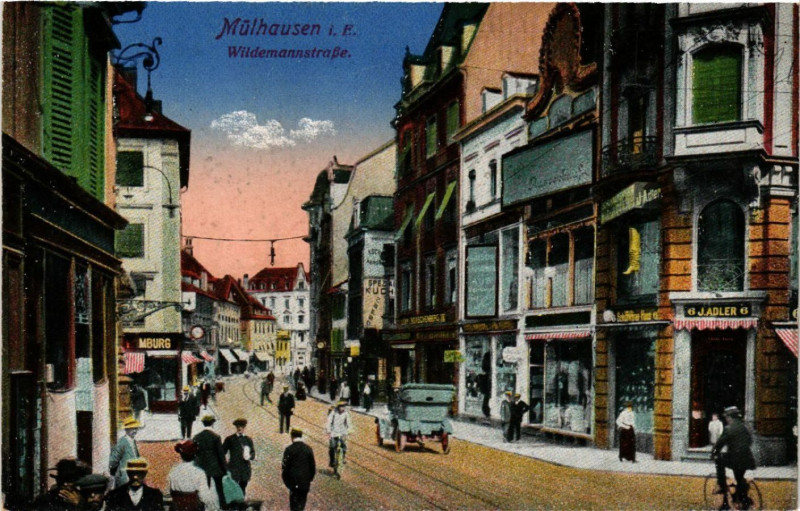 Carte postale ancienne Mulhausen i. E.