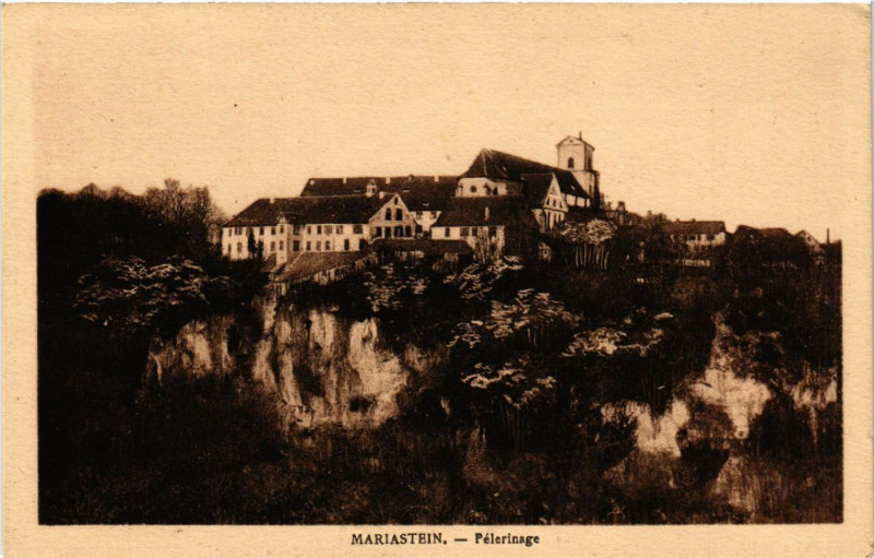 Carte postale ancienne Mariastein - Pelerinage