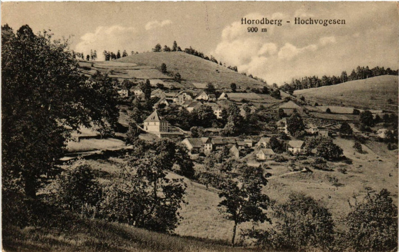Carte postale ancienne Horodberg - Hochvogesen