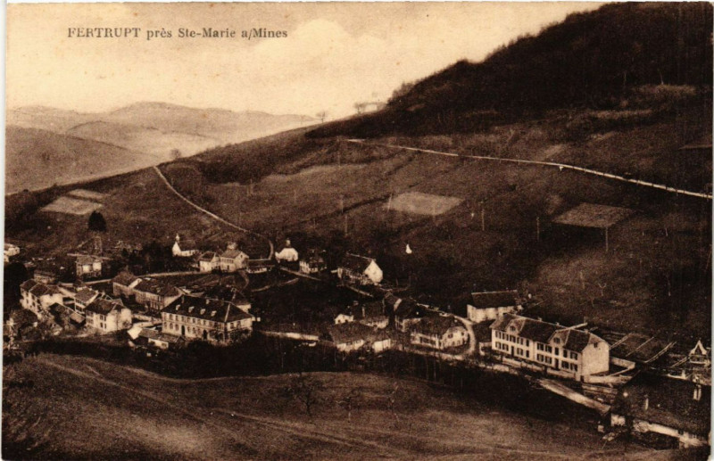 Carte postale ancienne Fertrupt pres Sainte-Marie