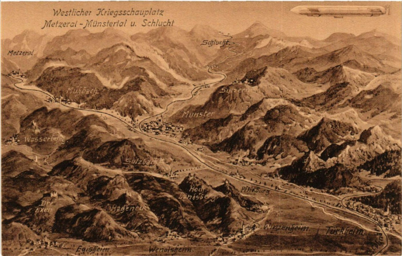 Carte postale ancienne Westlicher Kriegschauplatz
