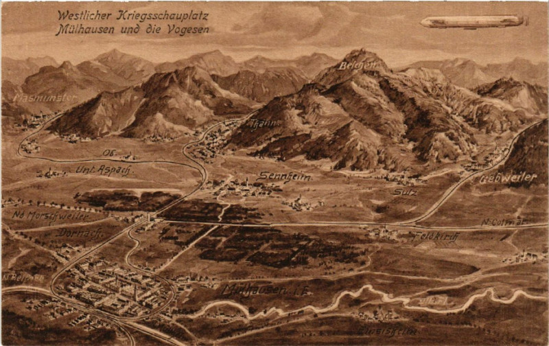 Carte postale ancienne Westlicher Kriegschauplatz