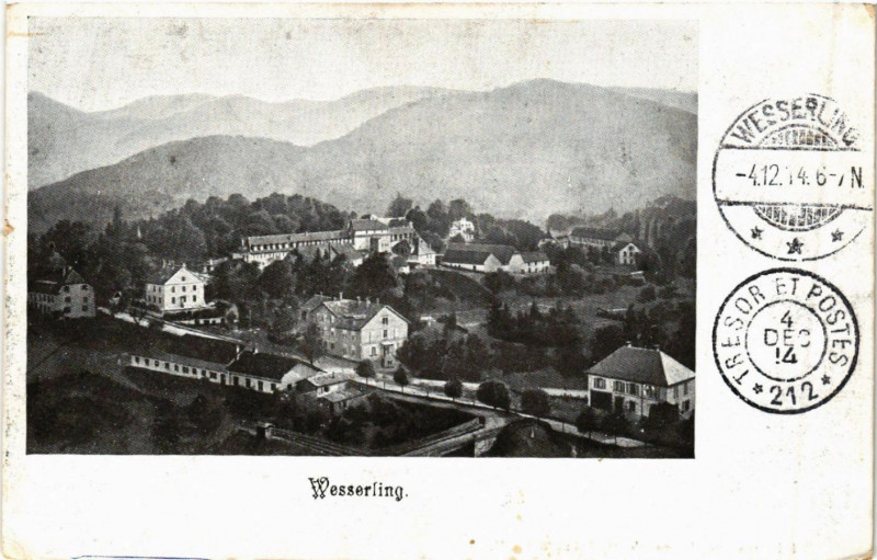 Carte postale ancienne Wesserling