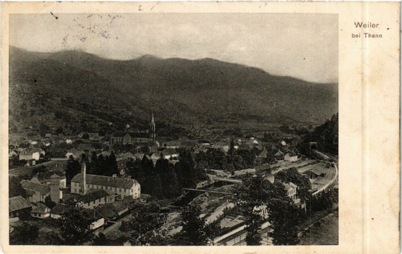 Carte postale ancienne Weiler b. Thann à Thann