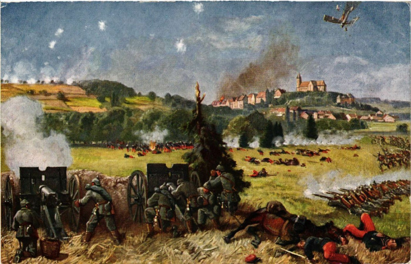 Carte postale ancienne Volkerkrieg