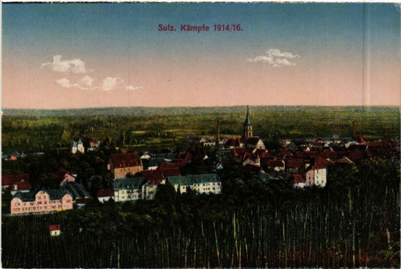 Carte postale ancienne Sulz Kampfe