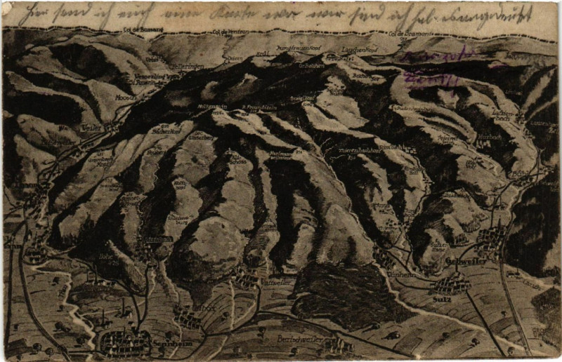 Carte postale ancienne Saint-Kreuz