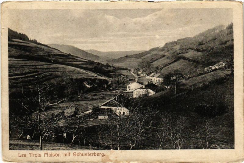Carte postale ancienne Les Trois Maison mit Schusterberg