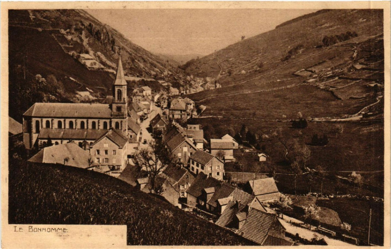 Carte postale ancienne Le Bonomme