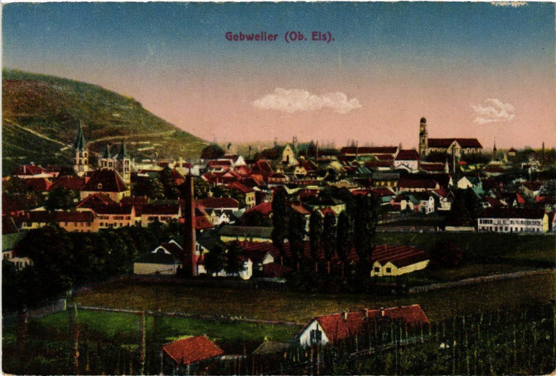 Carte postale ancienne Gebweiler