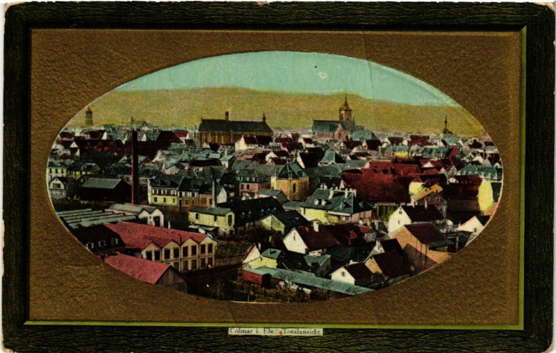 Carte postale ancienne Colmar - Totalansicht à Colmar