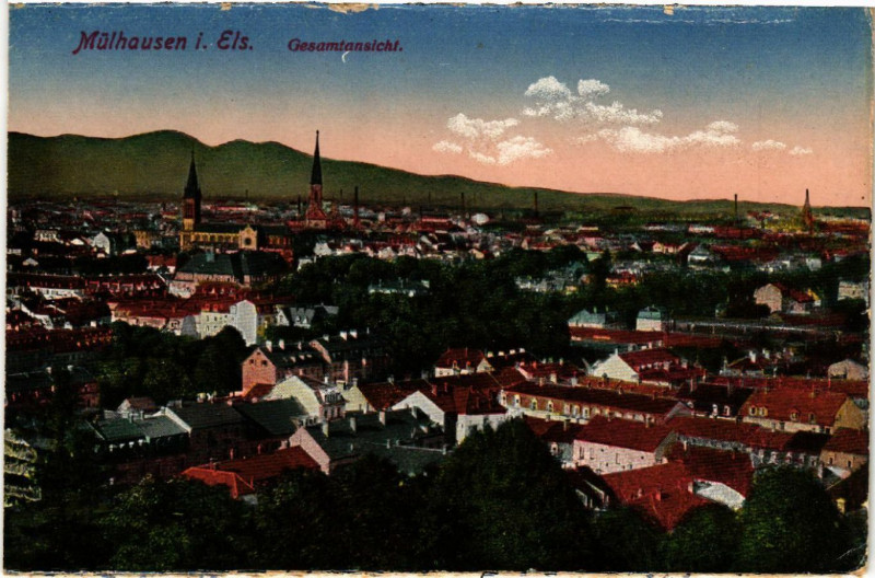 Carte postale ancienne Mulhausen i. Els