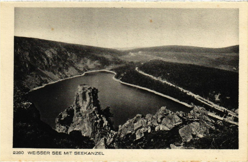 Carte postale ancienne Weisser See mit Seekanzel