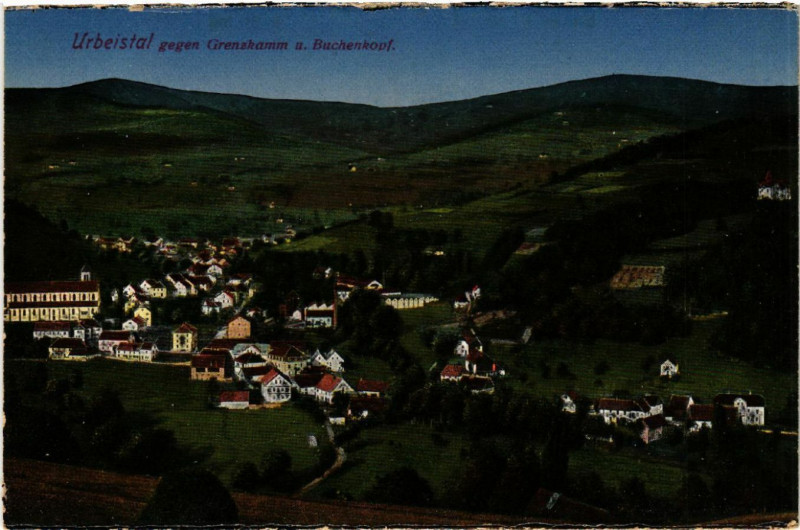 Carte postale ancienne URBEIStel gegen Grenzkamm