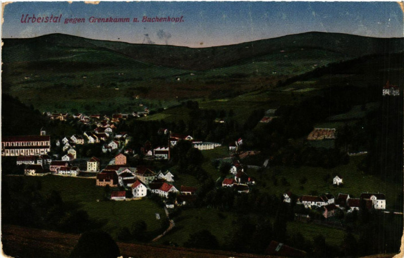 Carte postale ancienne URBEIStal gegen Grenkamm