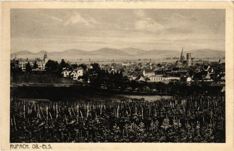 Carte postale ancienne Rufach Ob. Els
