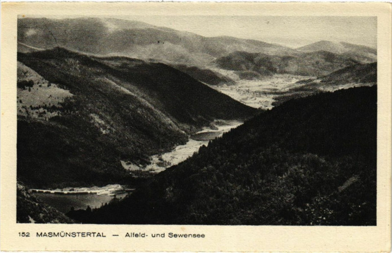 Carte postale ancienne MasMUNSTERTAL - Alfeld uns SEWENsée à Munster